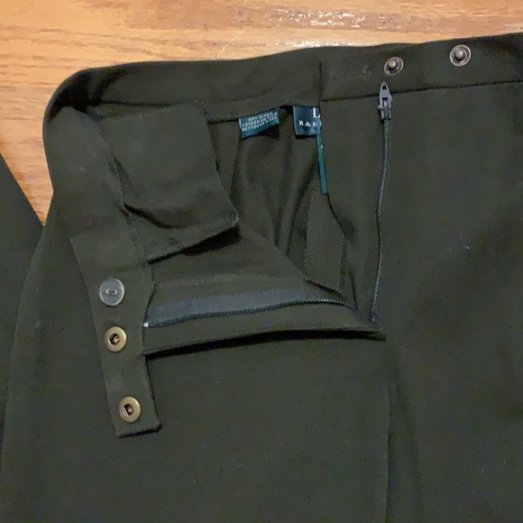 NWT Ralph Lauren 2P Dark Green Stretch Pants - Picture 9 of 13